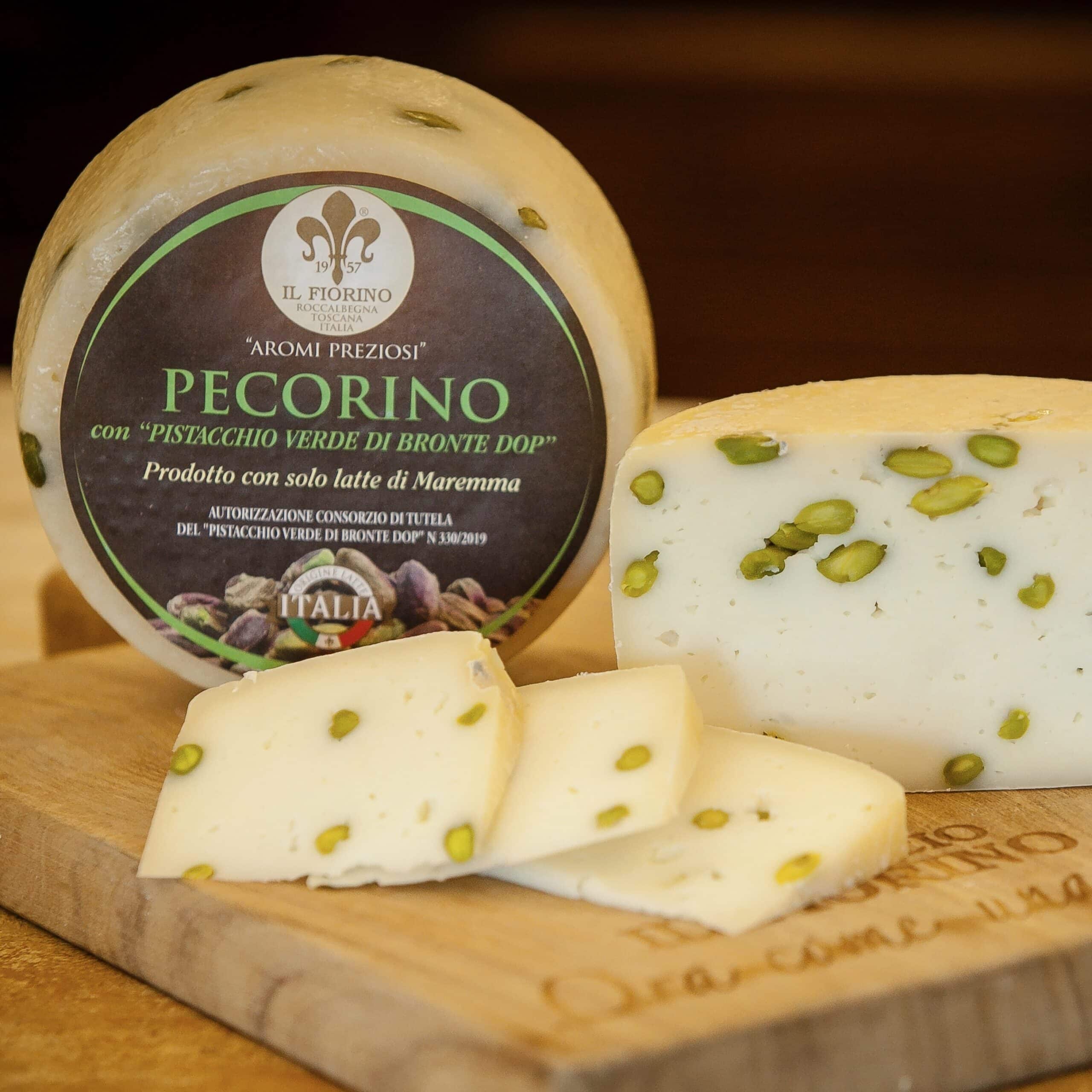 PECORINO TOSCANO CON PISTACHOS - 200gr. - Casabase